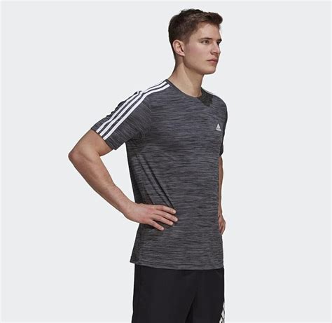 adidas black melange herren poloshirts 3 stripe|adidas Men's Designed 2 Move 3.